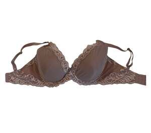 Natori Feathers T-Shirt Bra Light Mocha Women's Size 34G Style 730023 MSRP $68